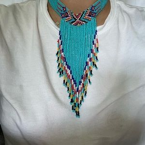 BEADED TURQUOISE NECKLACE